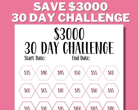 5000 Savings Challenge, 5k Savings, Save 2000, Savings Challenge Monthly, Save 1000, 52 Week Savings Challenge, Saving Money Chart, Envelope Challenge, Saving Tracker