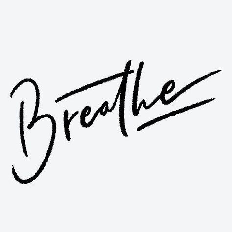 Sometimes, we just need a reminder to stop, take a breath, and live in the moment. Breathe Drawing, Getaway Car, Svg Ideas, Live In The Moment, Semi Permanent Tattoo, Permanent Tattoo, Take A Breath, Catalog Design, Take A Deep Breath