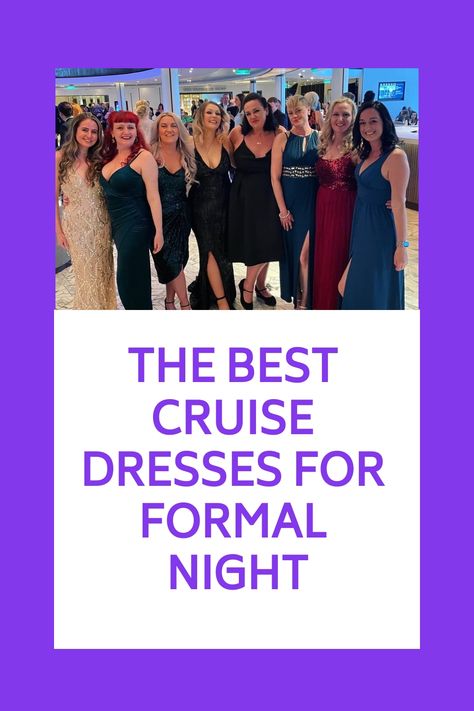 Know what to wear on a cruise for formal night with these photos of evening dresses that would be the ideal glamorous evening wear for your cruise. Cruise Evening Gown, Semi Formal Outfits For Women Cruise, Cruise Dinner Dress Night, Formal Night On Cruise Dresses Classy, Captain's Dinner Cruise Outfit, Formal Dresses For Cruise, Cruise Formal Wear For Women, Dresses For A Cruise Dinner Night, Formal Cruise Outfits Dinners