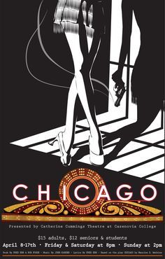 Roxie And Velma, Fosse Dance, Dancers Silhouette, College Theatre, Velma Kelly, Broadway Poster, Musical Theatre Posters, Chicago The Musical, Jazz Aesthetic