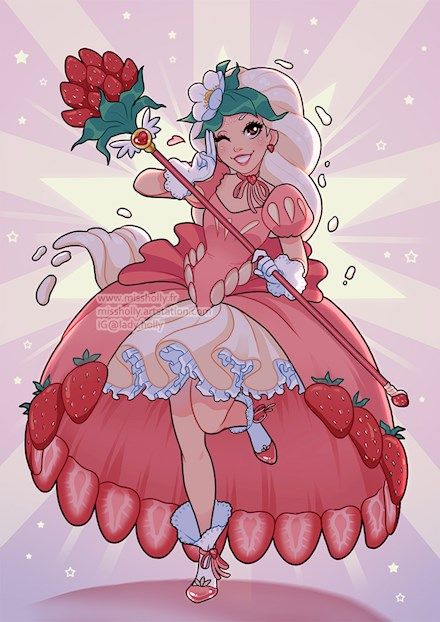 Candy People, Strawberry Parfait, Arte Do Kawaii, Arte Inspo, Girls Cartoon Art, In The Mood, Magical Girl, Pretty Art, My Last