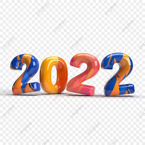 New Years Clipart, New Year Clipart, Balloon Background, Transparent Clipart, Happy New Year 2022, Colorful Frames, Happy New Year Greetings, New Year 2022, 3d Text Effect