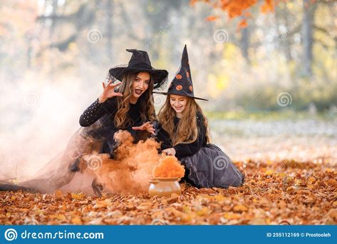 Spooky Season Family Photos, Mommy And Me Photo Shoot Halloween, Mom Daughter Witch Photoshoot, Mom Daughter Halloween Photoshoot, Mother Daughter Spooky Photoshoot, Mommy Daughter Halloween Photoshoot, Mom And Daughter Halloween Photoshoot, Spooky Mommy And Me Photos, Mother Daughter Witch Costumes