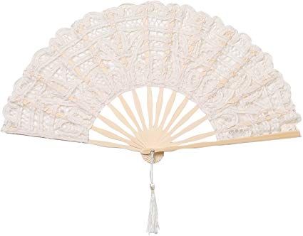 Amazon.com: BABEYOND Cotton Lace Folding Handheld Fan Embroidered Bridal Hand Fan with Bamboo Staves for Wedding Decoration Dancing Party (Beige): Home & Kitchen Beige Wedding Theme, Bridal Hand Fan, Bible Verse Decor, Dancing Party, Beige Wedding, Folding Hand Fan, Retro Fan, Feather Fan, Handheld Fan