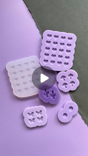 Mia Winston-Hart on Instagram: "Mini moulds I got em! Have you? These are just a few of the designs available. All of the mini moulds are available in clear so you can use them with UV resin or epoxy. They are also all oven safe so you can use them with polymer clay. 
.
#miawinstonhart #makeitamazing #resin #resinjewelry #resinjewellery #resinjewelrymaking #resinepoxy #resinearrings #epoxy #epoxyresin #earringsoftheday #earringsofinstagram #makersmovement #makersgonnamake #makersofinstagram #craftersgonnacraft #resinmolds #resinmold #resinmoldsforsale #mouldmaking #mouldmaker #moldmaking #moldmaker #moldmakingandcasting" Resin Moulds, Resin Jewelry Making, Resin Molds, Mold Making, Uv Resin, Resin Jewelry, Epoxy Resin, Molding, Polymer Clay