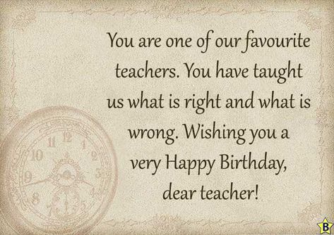 Birthday Captions For Teacher, Birthday Wishes For Favorite Teacher, Birthday Wishes For Favourite Teacher, Birthday Message For Teacher, Caption For Teachers, Happy Birthday Teacher Wishes, Happy Birthday Mam, How To Wish Birthday, Long Birthday Wishes