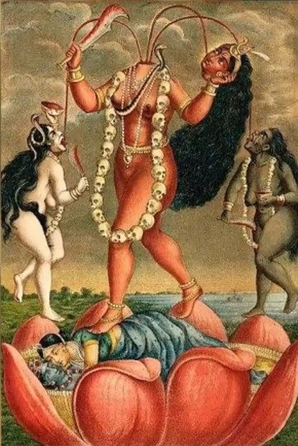 Chinnamasta Devi, Contradiction Art, Bal Ganesha, Dus Mahavidya, Kali Maa, Mother Kali, Kali Ma, Bhakti Yoga, Hinduism Art