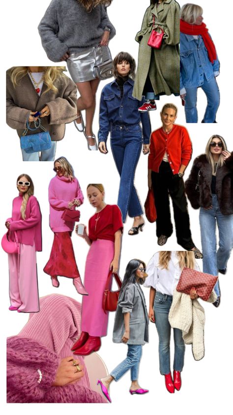 Red boots, red sweater, pink outfit Red Outfit Inspiration, Pink And Red Outfit, Autumn Capsule Wardrobe, Summer Capsule, Summer Capsule Wardrobe, V Day, Red Outfit, European Summer, Pink And Red