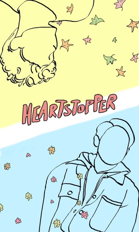 Heartstopper Painting Ideas On Canvas, Heartstopper Line Art, Heart Stopper Drawings, Heartstopper Calendar, Heartstopper Painting, Heartstopper Painting Ideas, Heartstopper Drawing Ideas, Heartstopper Art Room, Heartstopper Doodles