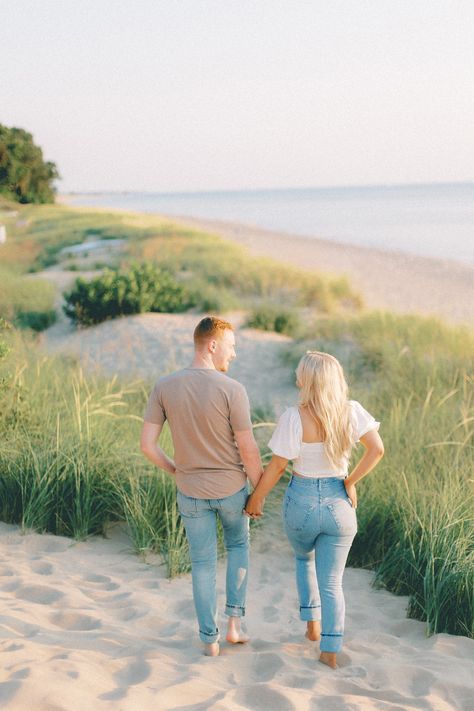 holland michigan engagement session, lake michigan engagement session, michigan wedding photographer Holland Michigan Engagement Photos, Lake Michigan Engagement Photos, Michigan Engagement Photos, Brother And Sis, Sandusky Ohio, Holland Michigan, Engagement Photo Locations, Michigan Wedding Photographer, Engagement Outfits