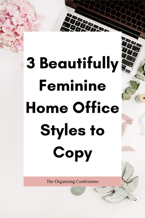 3 Beautifully Feminine Home Office Styles to Copy Home Office Women Decor, Women Home Office Decor, Desk Background Ideas, Women’s Home Office Inspiration, Women’s Office Decorations, Office Women Decor, Modern Feminine Office, Beautiful Offices For Women, Vintage Office Decor Ideas