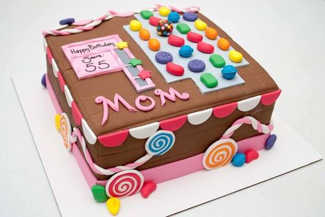 Crush Birthday Cake, Candy Crush Cake, Crush Birthday, Candy Crush Party, Candy Crush Cakes, Crush Cake, Pastel Candy, Cake Central, Cute Baking