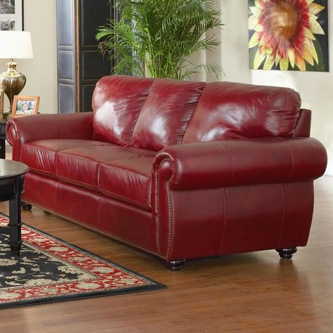 Pinterest: Discover and save creative ideas Modern Chinese Sofa, Red Leather Couch, Burgundy Leather Sofa, Red Leather Couches, Red Leather Sofa, Leather Sofa And Loveseat, Leather Couches, Leather Couches Living Room, Brown Leather Couch