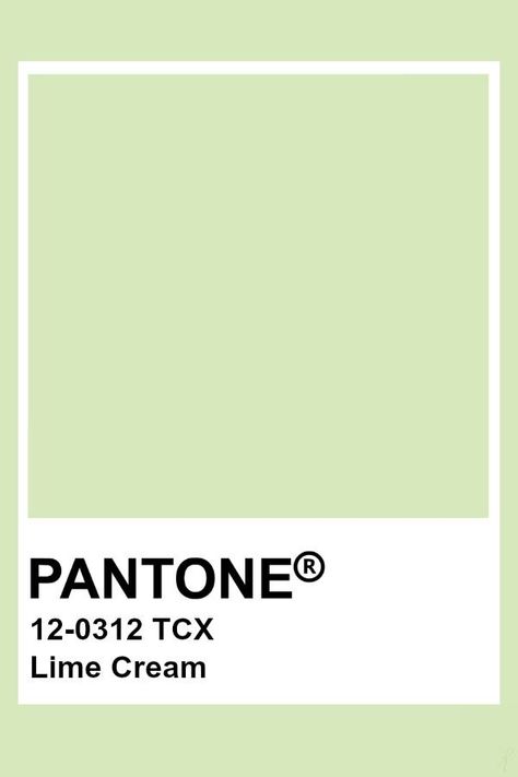 Paint Swatches Aesthetic, Lime Green Pantone, Green Pantone, Pantone Tcx, Pantone Green, Pantone Color Chart, Pantone Swatches, Pantone 2020, Lime Cream