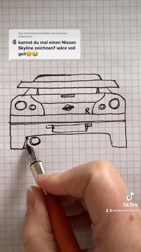 How To Draw An F1 Car, Fast And Furious Drawings Easy, Fast And Furious Cars Drawing, Nissan Skyline Drawing, Fast And Furious Drawings, F1 Pixel Art, Car Pixel Art, Gtr Drawing, Simple Car Drawing