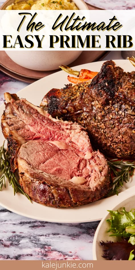 Prime Rib In Oven, Best Roast Beef Recipes, Reverse Sear Prime Rib, Prime Rib Roast Recipe Ovens, Smoked Prime Rib Recipe, Easy Prime Rib, Best Prime Rib Recipe, Prime Rib Recipe Easy, Prime Rib Seasoning