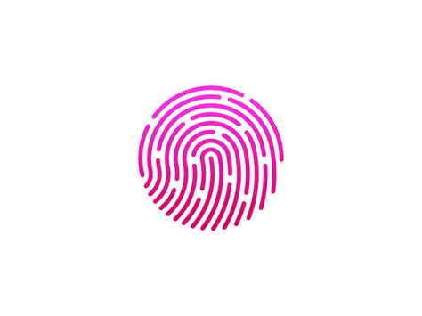 Touch ID logo Logo Design Set, Hand Logo, Circle Logos, Best Logo Design, Animation Design, Logo Mark, Pinterest Logo, Identity Logo, 로고 디자인