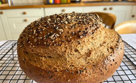 Welcome to another step-by-step recipe from  BreadClub20 . Why not drop by our main Facebook page by clicking  here... . If you like what yo... Viking Bread Recipe, Yule Bread, Viking Bread, Viking Yule, Cottage Loaf, Ginger Loaf, Amish White Bread, Viking Food, Hot Dog Rolls