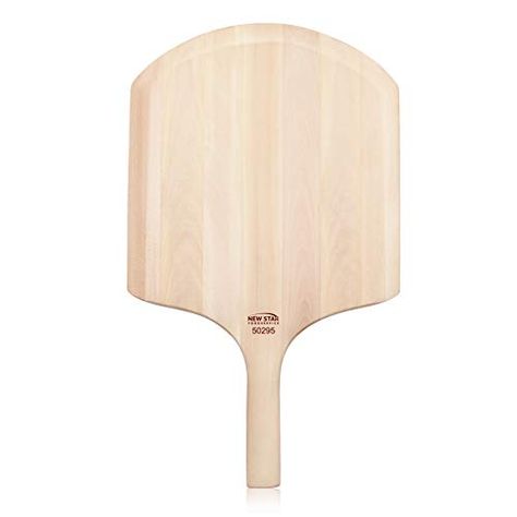 New Star Foodservice 50295 Restaurant-Grade Wooden Pizza Peel, 16" L x 14" W Plate, with 10" L Wooden Handle, 24" Ove... Pizza Spatula, Amazon Wedding Registry, Types Of Pizza, Bridal Registry, Muffin Pans, Pizza Peel, Pizza Restaurant, Pizza Party, Pizza Toppings