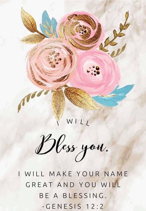 Genesis 12 2, Make Your Name, Be A Blessing, You Are Blessed, Bible Verses Quotes Inspirational, Biblical Quotes, Bible Verse Wallpaper, Favorite Bible Verses, Spiritual Inspiration