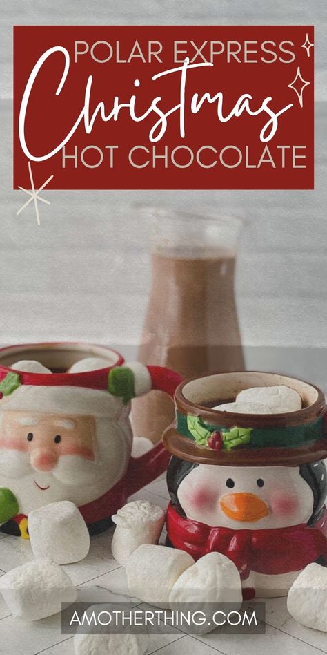 Christmas Hot Chocolate Recipe, Polar Express Hot Chocolate Recipe, Polar Express Hot Chocolate, Hot Cocoa Recipe, Hot Chocolate Recipe, Christmas Hot Chocolate, Hot Coco, Chocolate Recipe, Christmas Time Is Here