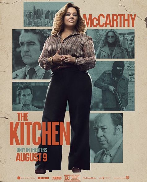 Melissa Mccarthy Movies, Irish Mob, Zombie Land, Domhnall Gleeson, Elisabeth Moss, Hell's Kitchen, Movie Posters Design, Hells Kitchen, Melissa Mccarthy