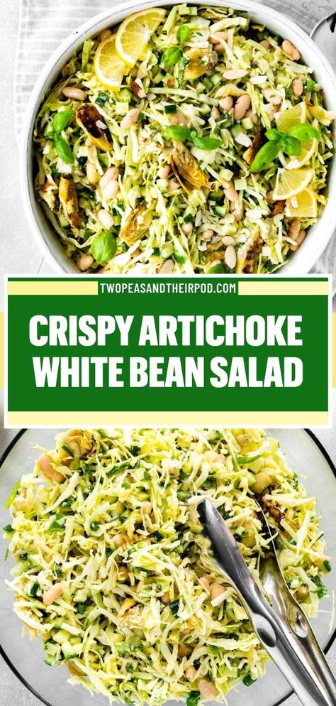 Artichoke Salad Recipes, Roasted Artichokes, Artichoke Salad, Roasted Artichoke, White Bean Salad, Beef Stew Crockpot, Bean Salad Recipes, Artichoke Recipes, Croutons Homemade