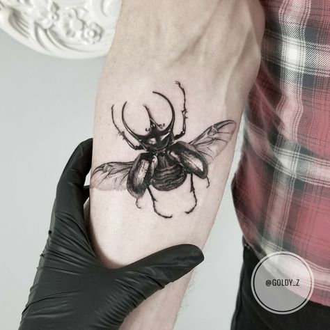 Tattoo Quotes For Men, Beetle Tattoo, Jagua Henna, Z Tattoo, Bug Tattoo, Insect Tattoo, Explore Tattoo, 4 Tattoo, Inspiration Tattoos