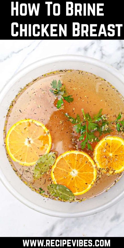 Easy Chicken Brine Recipe, How To Brine Chicken Breast, Quick Brine For Chicken, Chicken Brine Recipe Ovens, Brine For Chicken Breast, Brining Chicken Breast, Chicken Thigh Brine Recipe, Chicken Breast Brine, Brined Chicken Breast