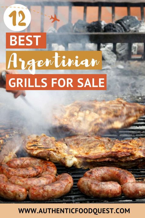 Argentina Grill, Argentinian Grill, Argentine Grill, Bbq Grill Design, Reduce Food Waste, Authentic Recipes, Food Products, Food Tours, Food App