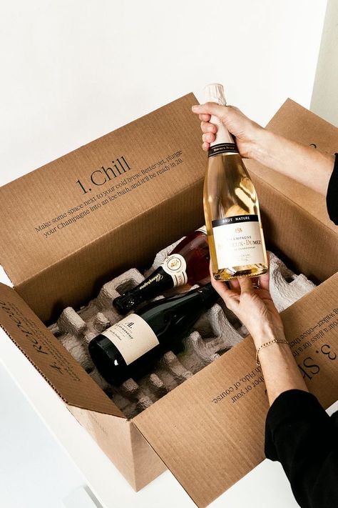 Join the fatcork Champagne club to receive a unique, curated box of joy four times a year. We partner with family-run grower Champagne houses to bring you the best, most delicious bubbles from France! Champagne Sign, Champagne Box, Spring Wine, Best Champagne, Wine Photography, Black Men Fashion Swag, Join The Club, Mothers Day Crafts For Kids, Wine Brands