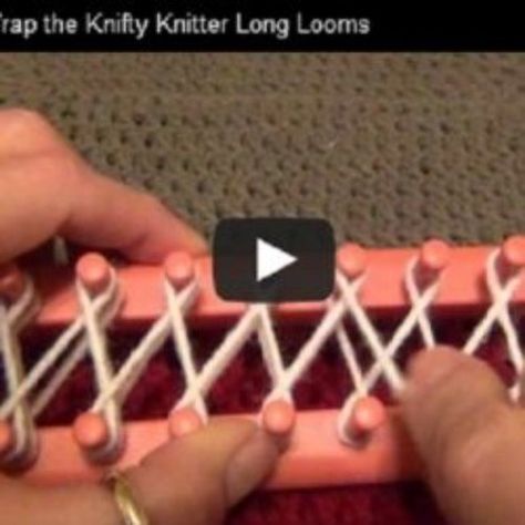 Loom Knitting Patterns Free, Loom Knitting Scarf, Tricotin Long, Loom Knitting For Beginners, Loom Scarf, Loom Board, Loom Hats, Loom Knitting Tutorial, Loom Knitting Stitches