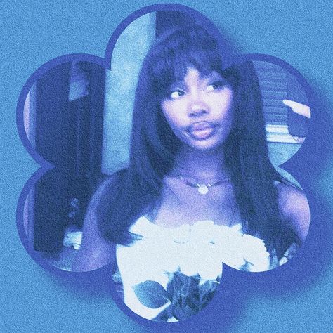 Sza Widget, Hair, Blue, Black