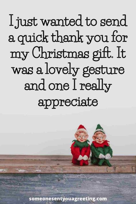 Best Christmas Messages Quotes, Christmas Thank You Quotes, Thank You For The Gift Quotes, Messages For Gifts, Christmas Present Quotes, Christmas Gift Quotes, Santa Quotes, Notes For Friends, Christmas Thank You Gifts