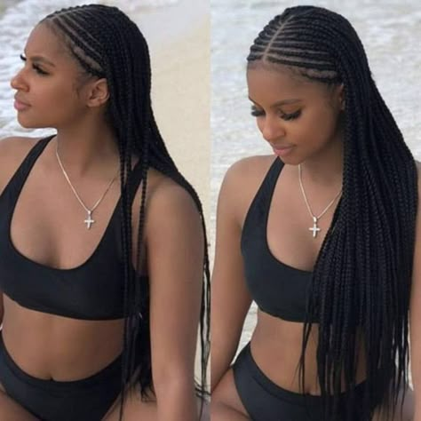 Latest Cornrow Hairstyles, Cornrow Hairstyles For Black Women, Vacation Hair, New Short Hairstyles, Vacation Hairstyles, Braided Cornrow Hairstyles, Braids Hairstyles Pictures, Blowout Hair, Girls Hairstyles Braids