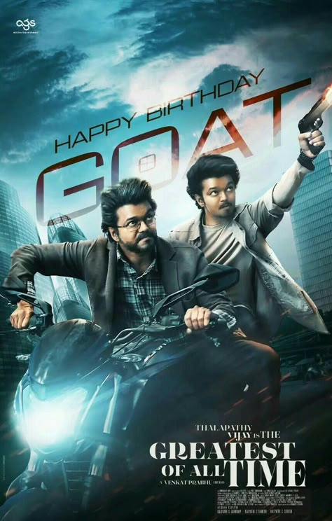 Vijay Goat Movie Poster, Goat Movie Poster, Goat Movie Vijay, Goat Vijay, Goat Movie, Happy Birthday Goat, Actor Vijay Hd Wallpaper New, Jerry Wallpapers, Actor Vijay