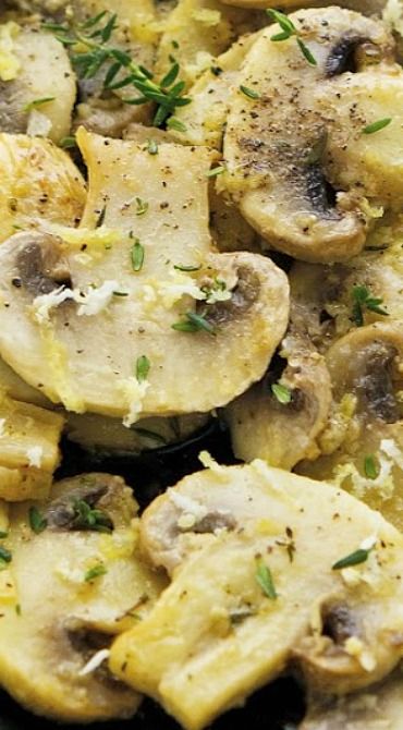 Baked Parmesan Mushrooms, Parmesan Crusted Mushrooms, Parmesan Mushrooms, Mushroom Dishes, Mushroom Dish, Parmesan Crusted, Meals For Two, Easy Baking, Recipe Box