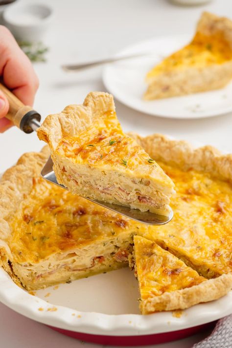 Ham Quiche, Quiche Lorraine Recipe, Joy The Baker, Easter Menu, Egg Custard, Coconut Trees, Perfect Brunch, Handwritten Recipes, Quiche Recipes