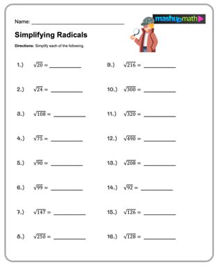 Free 8th Grade Math Worksheets—Printable w/ Answers — Mashup Math 9th Grade Math Worksheets, Writing Algebraic Expressions, Graphing Linear Inequalities, Adding And Subtracting Polynomials, Decimals Addition, Measurement Word Problems, 8th Grade Math Worksheets, 9th Grade Math, Decimal Word Problems