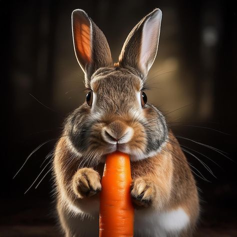 vectors, photos and PSD files | Free download Rabbit Eating Carrot, Eating Carrots, Rabbit Eating, File Free, Psd Files, Carrots