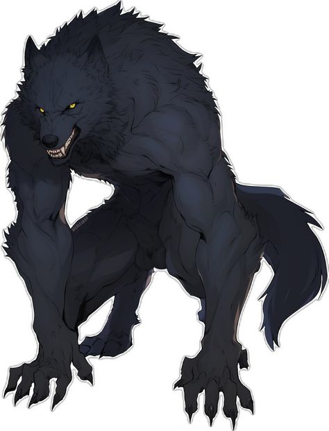 Werewolf Monster Art, Werewolf Base Pose, Modern Werewolf Character Design, Werewolf The Apocalypse Character Art, Werewolf The Forsaken, Character Design Werewolf, The Quarry Werewolf, Werewolf Rpg, Werewolf Human Form