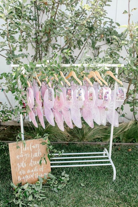 Fairies And Butterflies Party Ideas, Fairy Garden Theme Birthday, Pink Fairy Themed Party, 3rd Fairy Birthday Party, Butterfly Enchanted Garden Party, Fairy Themed 3rd Birthday, Fairy Backyard Party, Fairy Bday Theme, Fairy Butterfly Theme Birthday Party