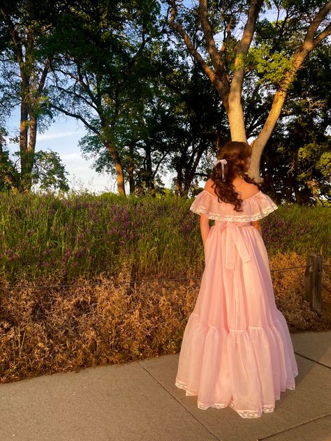 Edwardian Prom Dress, Selkie Romance Novel Dress, Coquette Ball Gown, Pink Fairytale Dress, Selkie Dress Prom, Selkie Pink Dress, Pink Selkie Dress, Selkie Dress Wedding, Coquette Prom