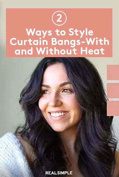 Ways To Style Curtain Bangs, Bangs Back, Curling Wand Set, Second Day Hairstyles, Face Framing Bangs, Best Hair Care Products, Heatless Curls, How To Style Bangs, Wand Curls