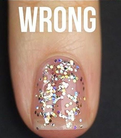 How to Paint Your Nails With Glitter Nail Polish Correctly:  http://www.teenvogue.com/story/how-to-apply-glitter-nail-polish-hack Glitter Polish Nails, Disney Nail Decals, Glitter Nail Paint, Pedi Ideas, Nail Polish Hacks, Glitter Polish, Spa Time, Polish Ideas, Glitter Nail Polish