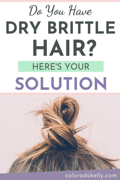 Dry, Brittle Hair? #haircare #haircareproducts #naturalhaircare Brittle Hair Remedies, Dry Hair Remedies, Extremely Dry Hair, Dry Brittle Hair, Breaking Hair, Hair Due, Brittle Nails, Hair Remedies, Natural Haircare