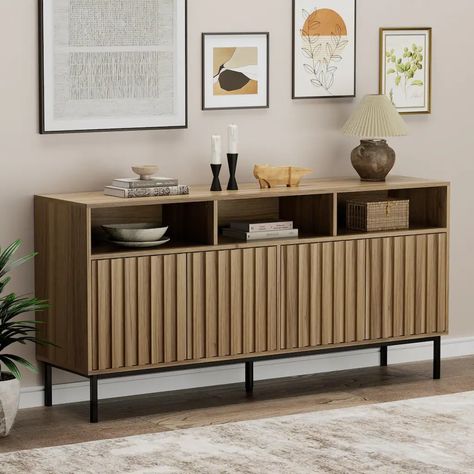 Accent Cabinets - Bed Bath & Beyond Buffet Coffee Bar, Server Table, Mid Century Bed, Coffee Bar Cabinet, Kitchen Buffet, Wide Sideboard, Coffee Bar Home, Kitchen Sideboard, Apartment Style