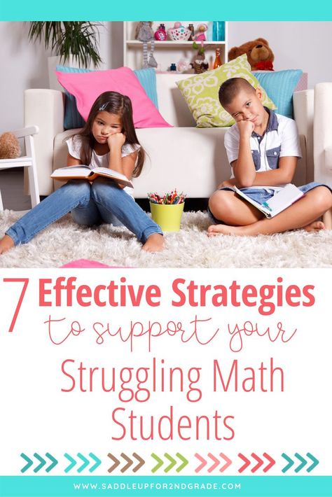 Need some effective strategies to support struggling math students? These tips and ideas are perfect for teachers with elementary students who are learning new math concepts and need extra support. Click the pin to learn these 7 effective strategies for struggling math students so they find success! Money Math Centers, Elementary Math Classroom, Teacher Survival, Money Math, Teaching Special Education, Struggling Students, Math Instruction, Small Group Instruction, Math Strategies