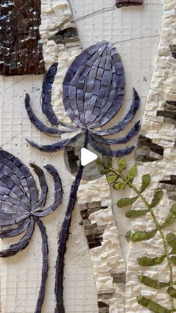 Smalti Mosaic Ideas, Paper Mosaic Art Ideas, Mosaic Patterns Templates, Create Cultivate, Mosaic Pictures, Mosaic Artwork, Contemporary Crafts, Mixed Media Artists, Tile Art