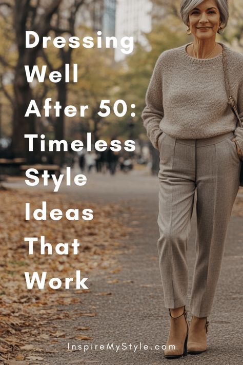 Wondering how to dress after 50 without feeling outdated? Discover dressing tips for stylish older women that make over 60 fashion simple and fun. Save this pin for timeless outfit inspiration that fits your lifestyle! 🎀👖 Fashion Bloggers Over 50 For Women, Winter Dresses For Women Over 50, How To Dress After 50, Over 60 Travel Outfits, Outfits For Petite Women Over 50, Rich Grandma Outfit, Winter Outfits For Over 60 Women Casual, Senior Women Over 60 Fashion, Classic Dressing For Women